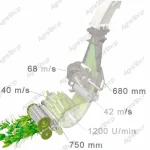 agmishop Upper Rear Feed Roller 09062020【Replace OEM#：9863261, 9863260】